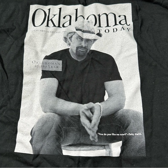 VTG 2004‎ Toby Keith Oklahoma Black T-shirt Men Size XXL 2XL  How Do You Like Me - Picture 2 of 9